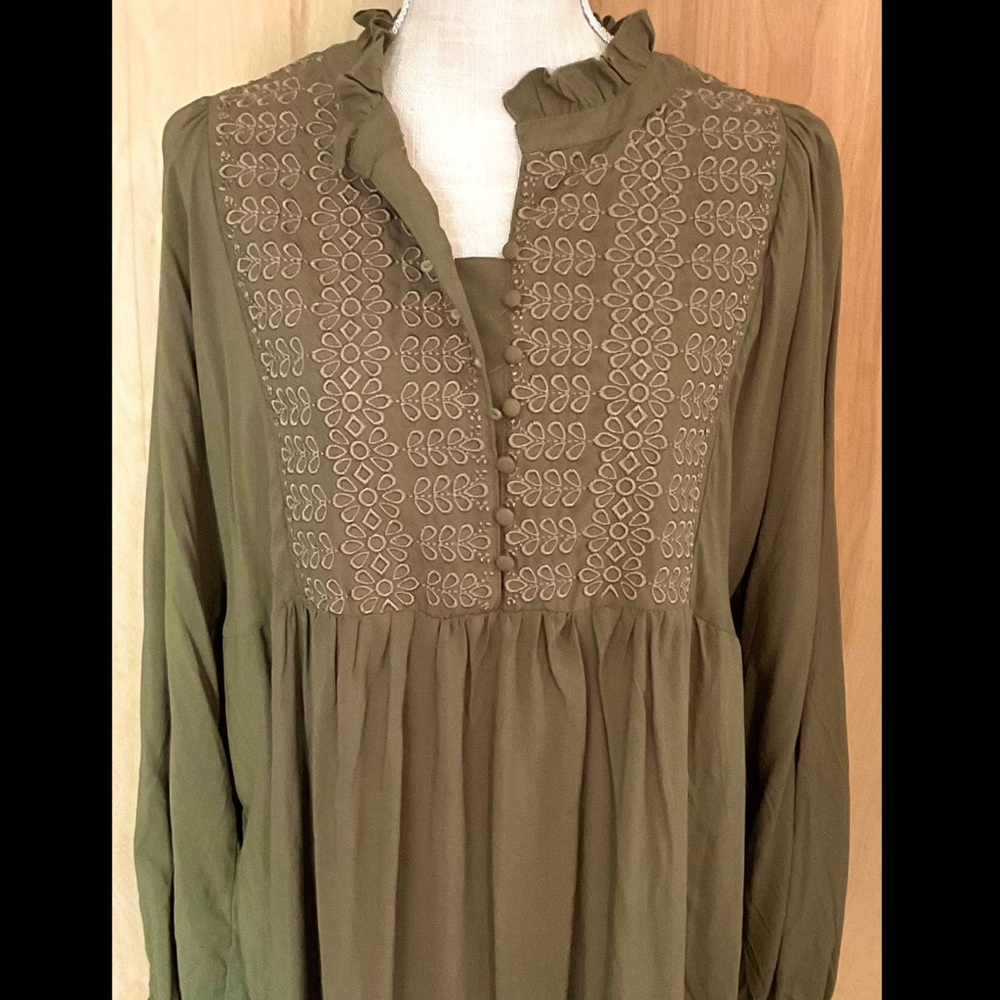 Laurel Grey Dress NWT Boho